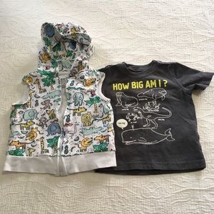 6m (6/$20) Animal-Themed Light Vest and Tee